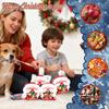 Christmas Candy Bags 8 Pieces Reusable Santa Claus Snack Containers Christmas Cookie Candy Holiday Treat Bags For Party Favors