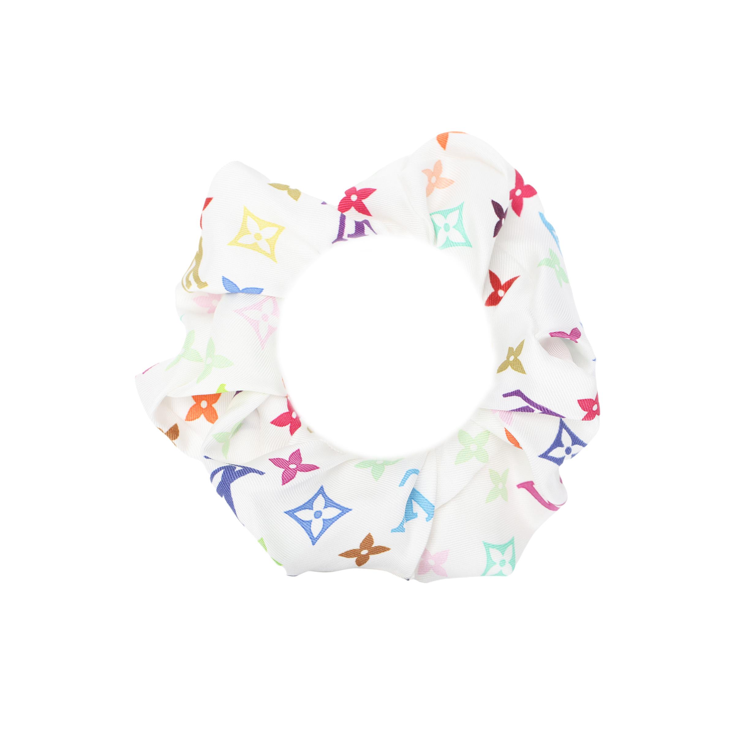 

Louis Vuitton x Takashi Murakami Monogram Multicolor Chouchou Білий Різнокольоровий Унісекс Вуличний одяг M96071 Box+Shopping Bag