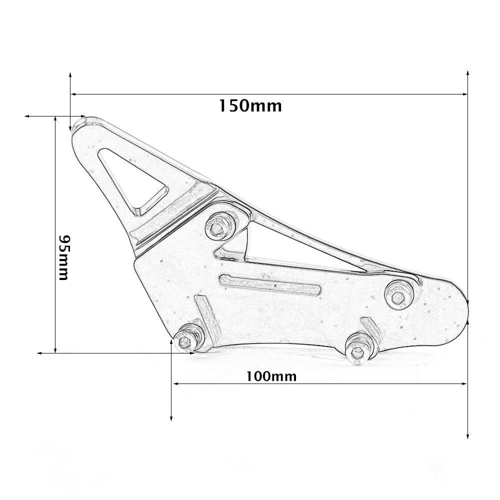 Side Stand Extension Support Plate R18 Transcontinental R18B R18 B/100 2020 Motorcycle Side Stand Magnifying Plate Kickstand Extension Pad