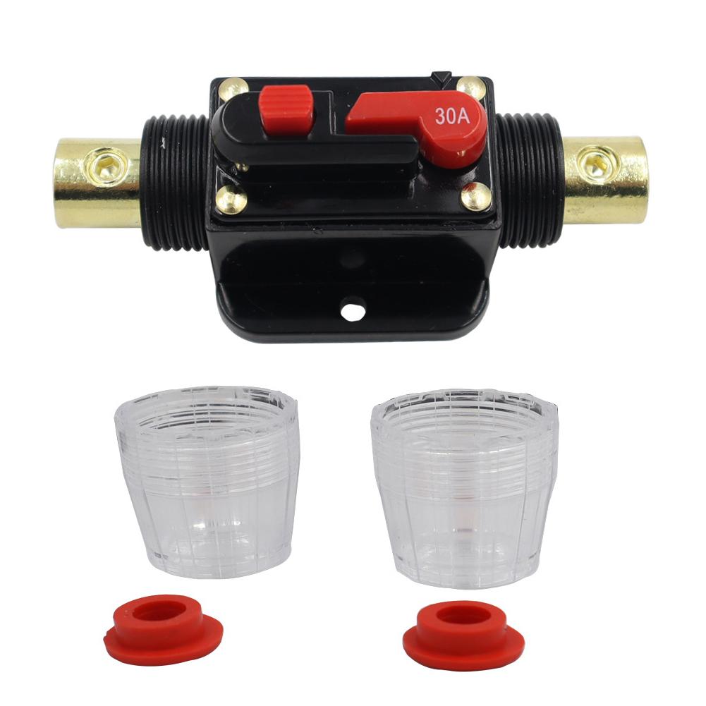 Automobile Truck Resettable Fuse Short Protection Fuse Holder Resettable Circuit Breaker 20A 30A 40A 50A 60A 80A 100A 125A 150A