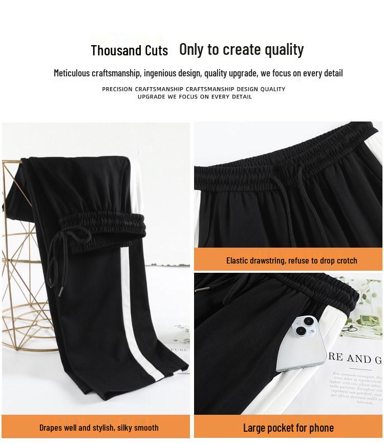 Plus Size Women's High Waist Slimming Casual Pants - Narrow & Wide Leg Options