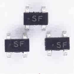 

5PCS HE12BF1U12 screen printing. SF patch 4-pin Hall element linear Hall sensor