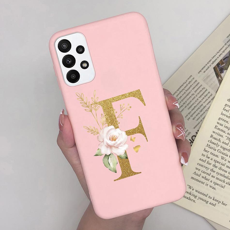

For Samsung Galaxy A23 4G 5G Case Pretty Letters Silicon Back Cover Phone Case For SamsungA23 A 23 SM-A236U SM-A235F Case Fundas Galaxy A23 4G