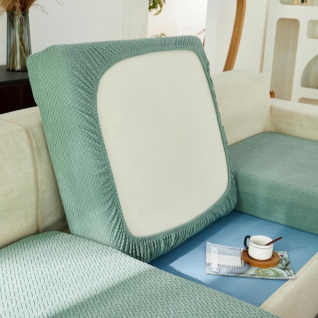 New Wear -Resistant Universal Sofa Cover ,Stretch Couch Cushion Pad Slipcover Sets Replacement ,Anti -Slip L Shape Living Sofa Covers