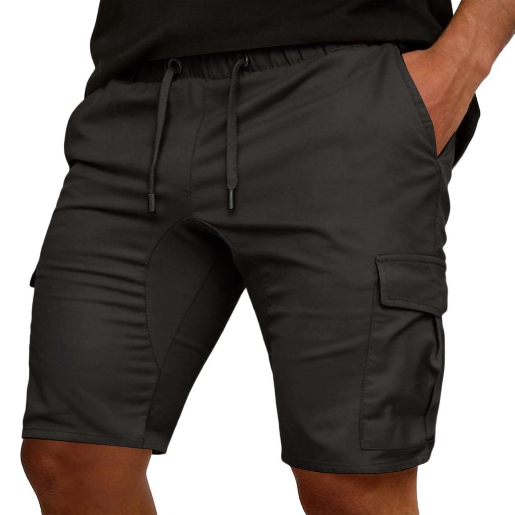 Men's Casual And Fashionable Five-inch Length Shorts - Men's Drawstring Breathable Sports Work Pants