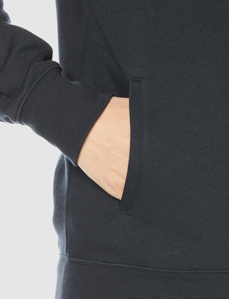 [New Balance] Sweat Parka Core Fleece Full Zip Jacket (MJ03907) Men's Black (BK) L