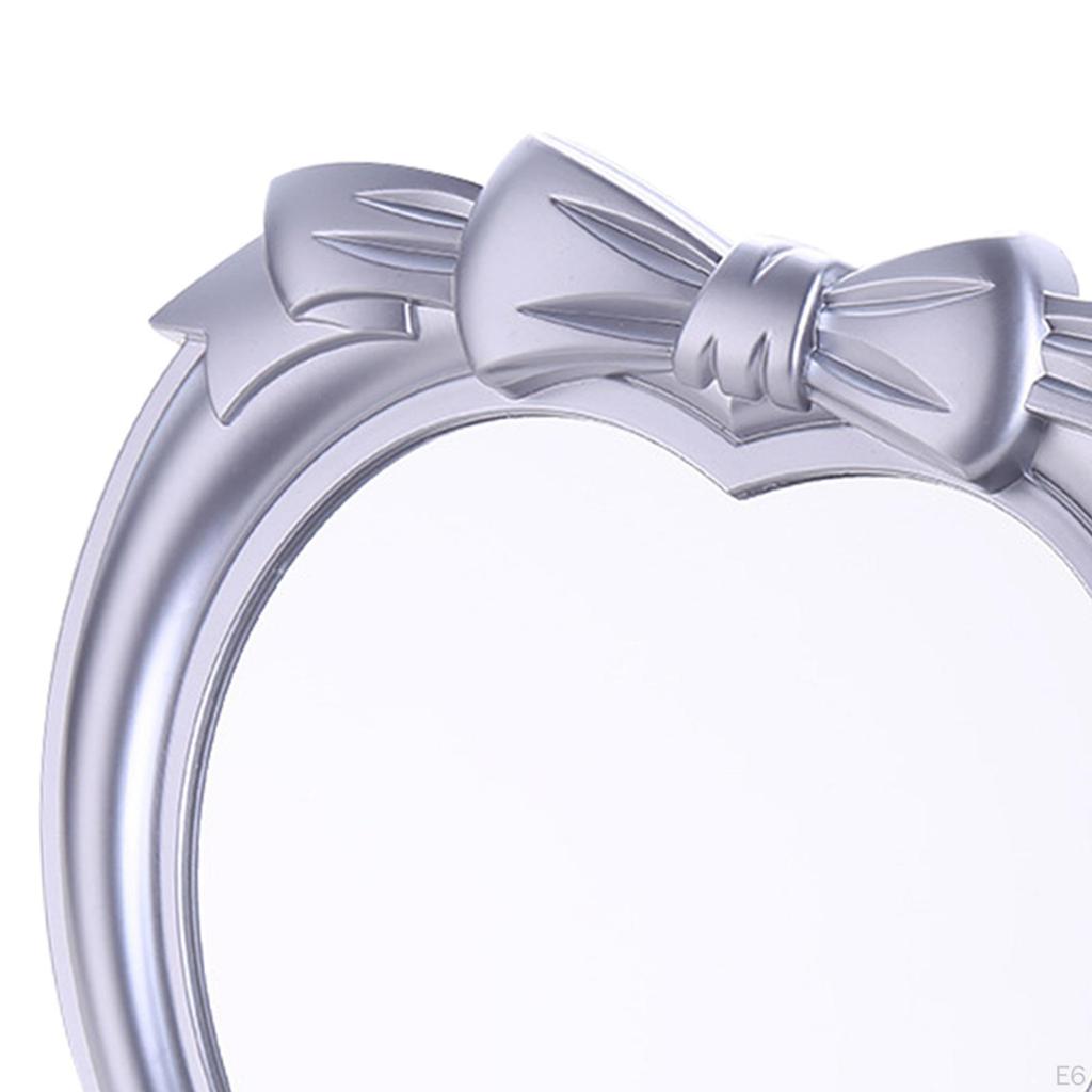 Heart Makeup Mirror Bedroom Tabletop Vanity Mirror, Perfect Size, Durable