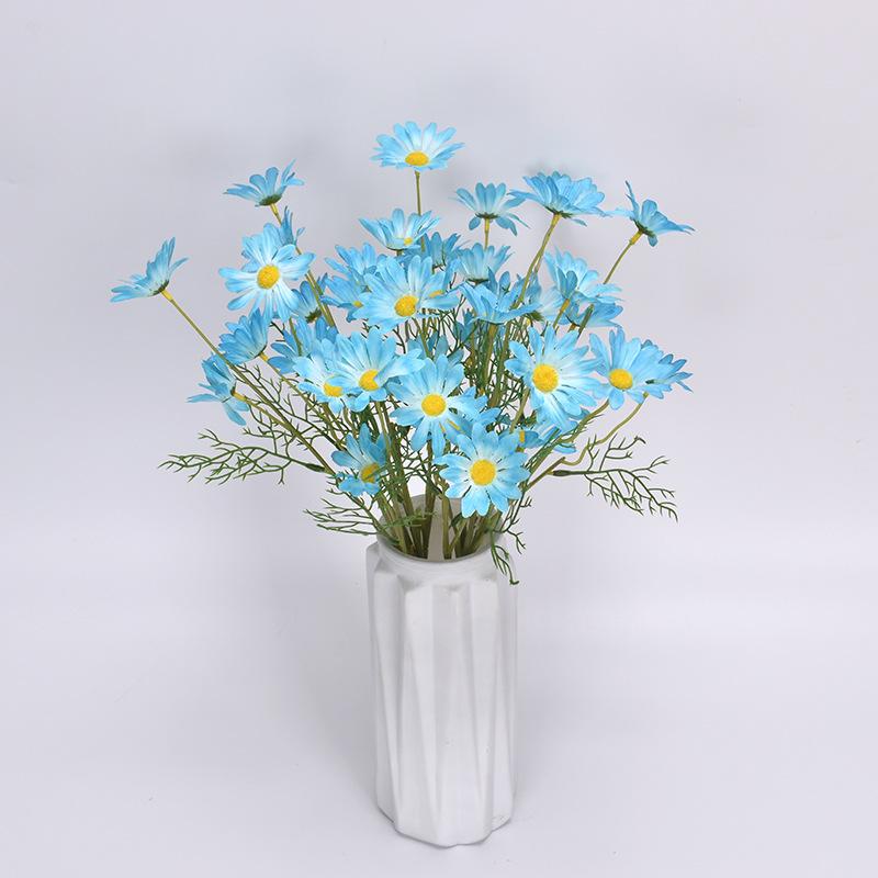 Artificial Daisy Flowers Home Decor Accessories Fake Flowers Living Room Party Wedding Decoration Ouquet Mothers Day Gift