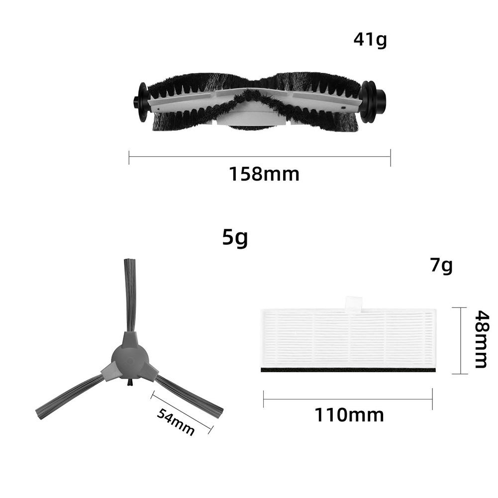 Kits Roller Brush Filters Replacement Cleaning Tool