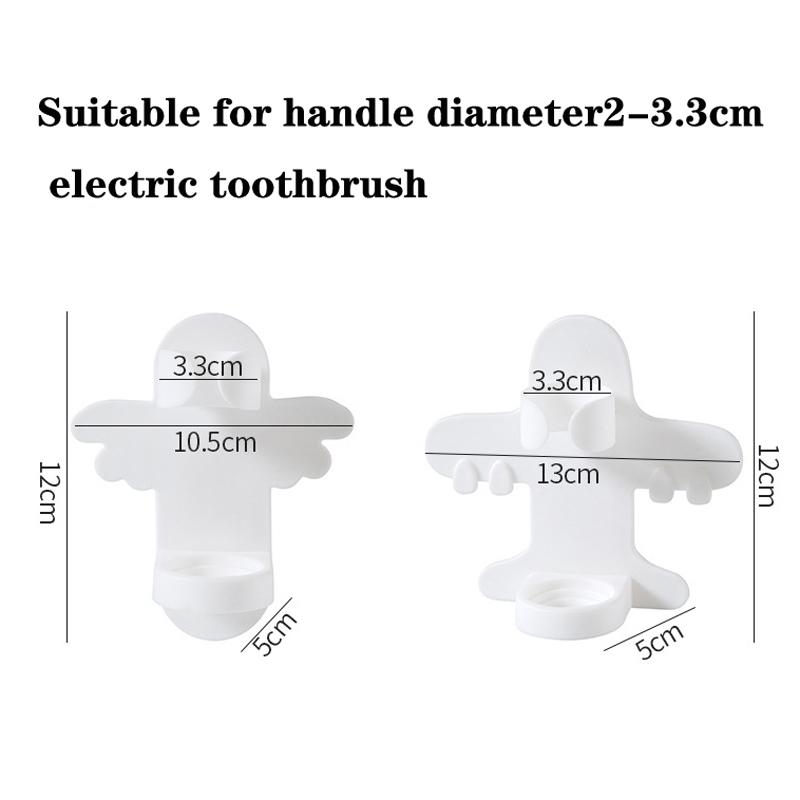 Cartoon Creative Traceless Stand Rack Organizer Electric Wall-Mounted Holder Space Saving toothbrush holder Bathroom Accessories
