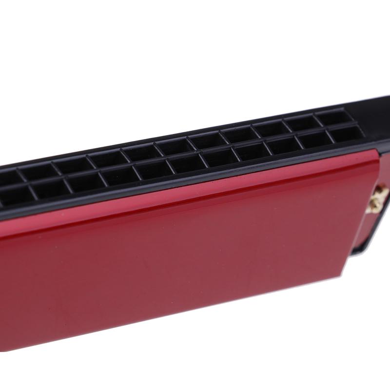 Professional 24 Hole Harmonica Key C Mouth Metal Organ For Beginners