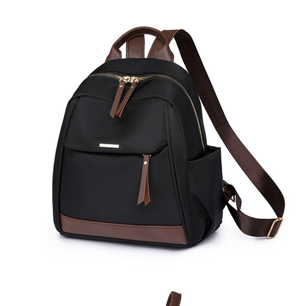 Large Capacity Nylon Backpack Canvas Oxford Shoulder Bag Vintage Women Backpack  Girls