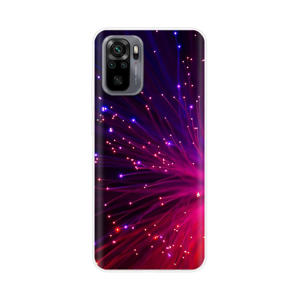 Silikon Blumen Handyhülle Für Xiaomi Redmi Note 10 Hülle 6.43'' Schöne TPU Rückseite Für Xiomi Redmi Note10 Pro Bumper Hüllen