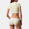Calvin Klein T-shirt corta morbida a girocollo Stile comodo a maniche corte Reggiseno Intimo da donna QF7213-VOH