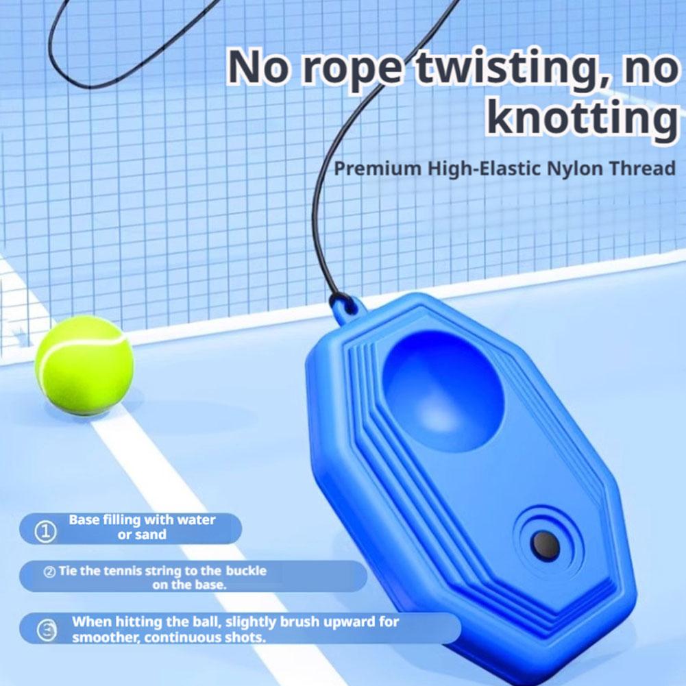 Tennis Trainer Solo Practice Tool With String Rebound Ball Portable Tennis Training Baseboard For Beginners Kids Adults Exercise