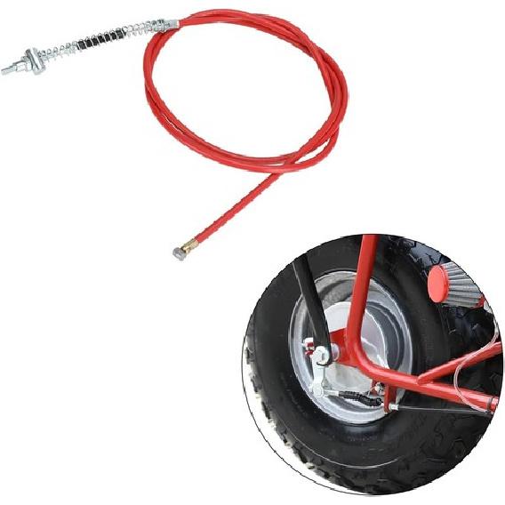 Mini Bike Brake Lever Kit 67 inch Drum Brake Cable Assembly Replacement for CT20