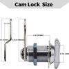 Zinc Alloy Rv Door Lock Keyless Cabinet Lock Professional Toolbox Lock  Toolbox