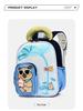 Mochila ligera y linda de dibujos animados de animales para niños y niñas de 3 a 6 años con soporte para la columna vertebral y reducción de peso