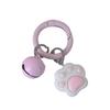 Soft Cat Paw Keychain Bell – Cute Pendant Gift for Friends & Couples