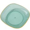 PET Fruit Tray New with Storage Rack Transparent Candy Tray Round and Smooth Multifunctional Dried Fruit Plate Home