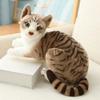 25/30/40cm Stuffed Lifelike Siamese Cats Plush Toy Simulation American Shorthair Cute Cat Doll Pet Toys Home Decor Gift For Girl