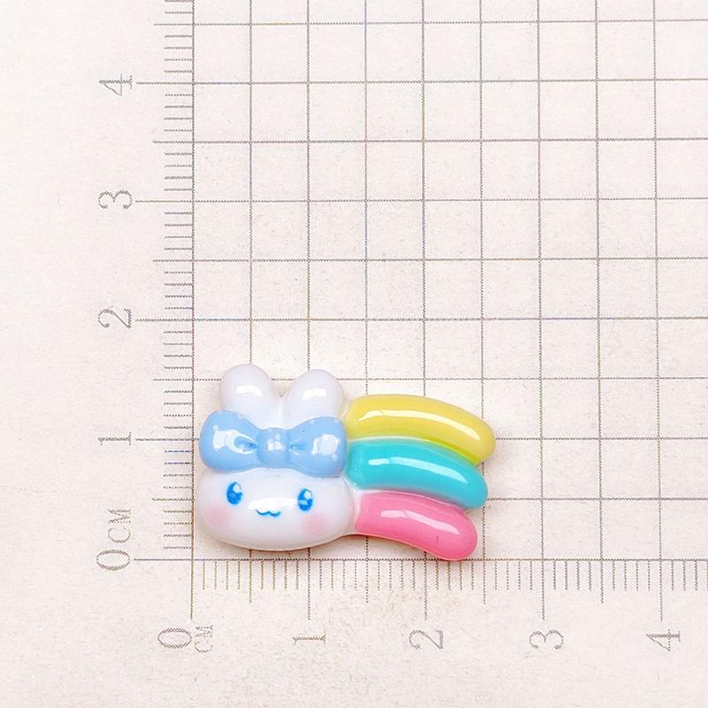 10 Pcs New Mini Kawaii Cartoon Puppy ,Cloud Series Resin Scrapbook Diy Jewelry Children Gift Hairpin Accessories A21