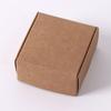 50Pcs Wrapping Paper Gift Box Square Kraft Packaging Box Wedding Party Favor Supplies Handmade Soap Chocolate Candy Gift Box