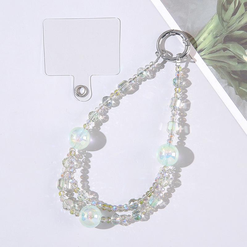 Starry Crystal Phone Wrist Strap & Anti-Lost Keychain