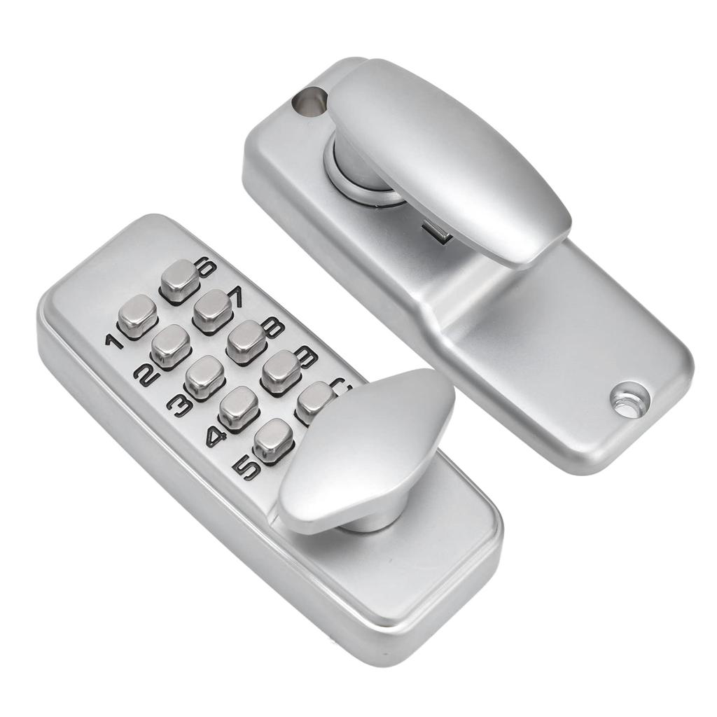 Digital Door Lock, Keyless Lock, PIN Code, Digital Electronic Lock, Code-Based, 2-4 Digit Password Combination Lock, Warehouse, Anti-Theft, Waterproof