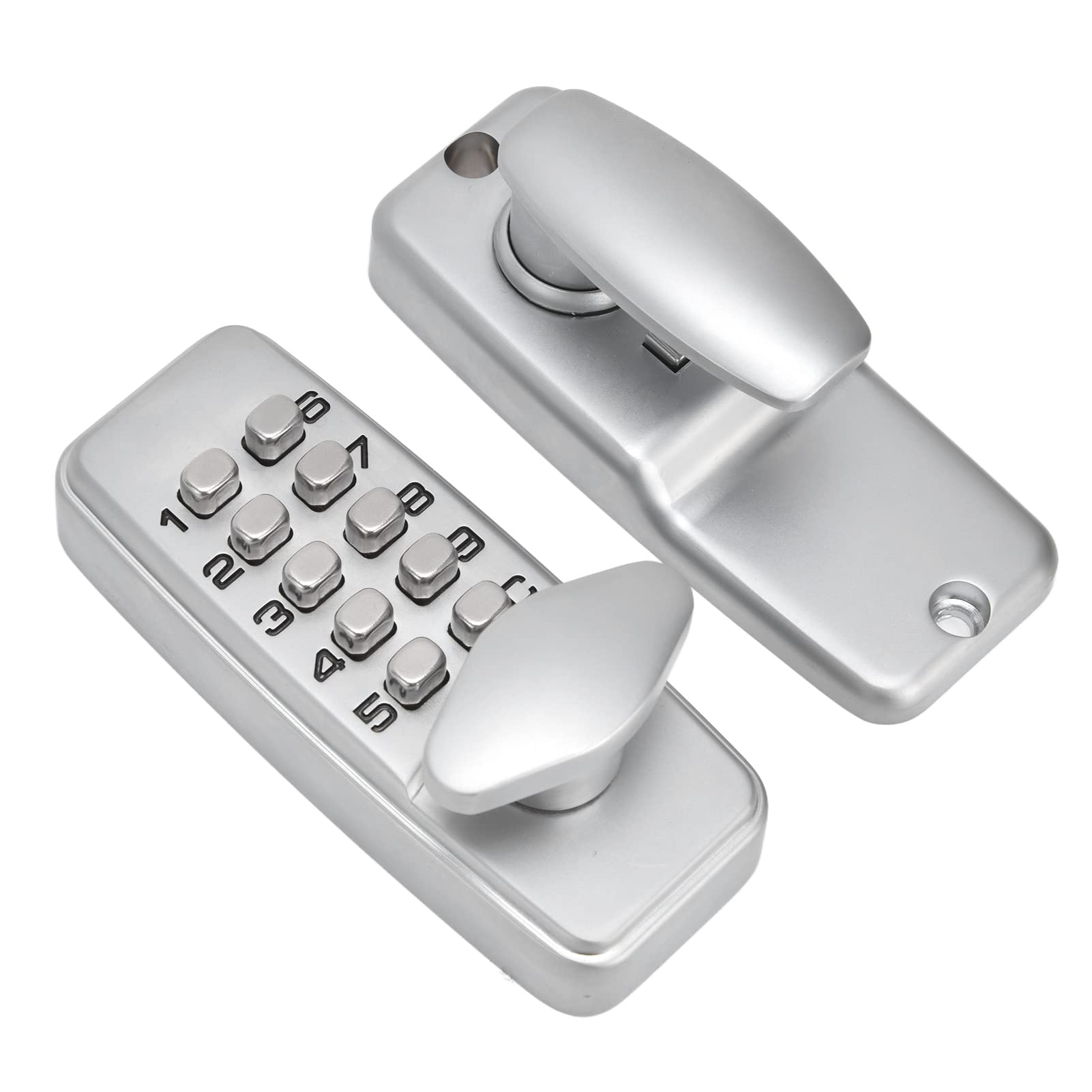 Digital Door Lock, Keyless Lock, PIN Code, Digital Electronic Lock, Code-Based, 2-4 Digit Password Combination Lock, Warehouse, Anti-Theft, Waterproof