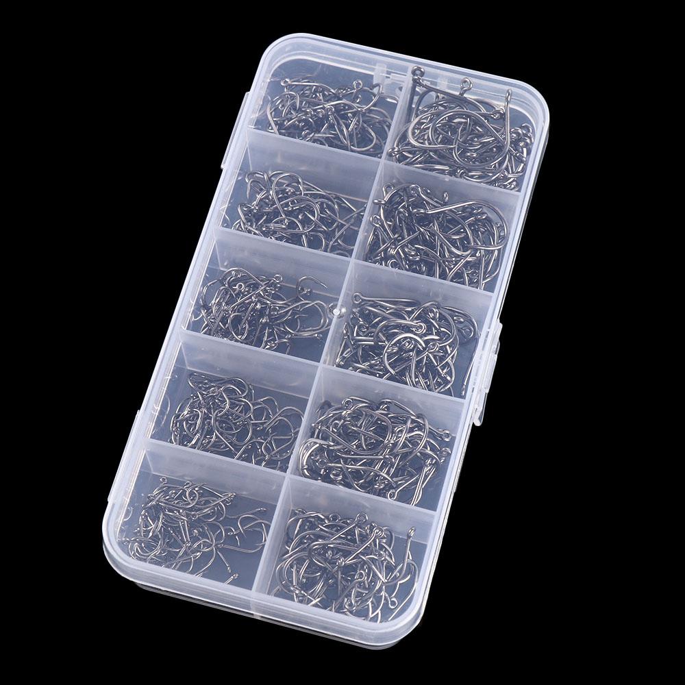 High-carbon Steel Fishing Tools Fishing Hooks Set Barbed Fishhooks Lure Hooks Fishing Hook