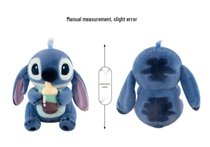 Stitch Plush Baby Bottle Toy - Creative & Cute Soothing Doll for Children