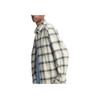 UNIQLO FW23 Plaid Pattern Loose Pointed Collar Long Sleeve Shirt Unisex shirts Light-Beige 462404-30