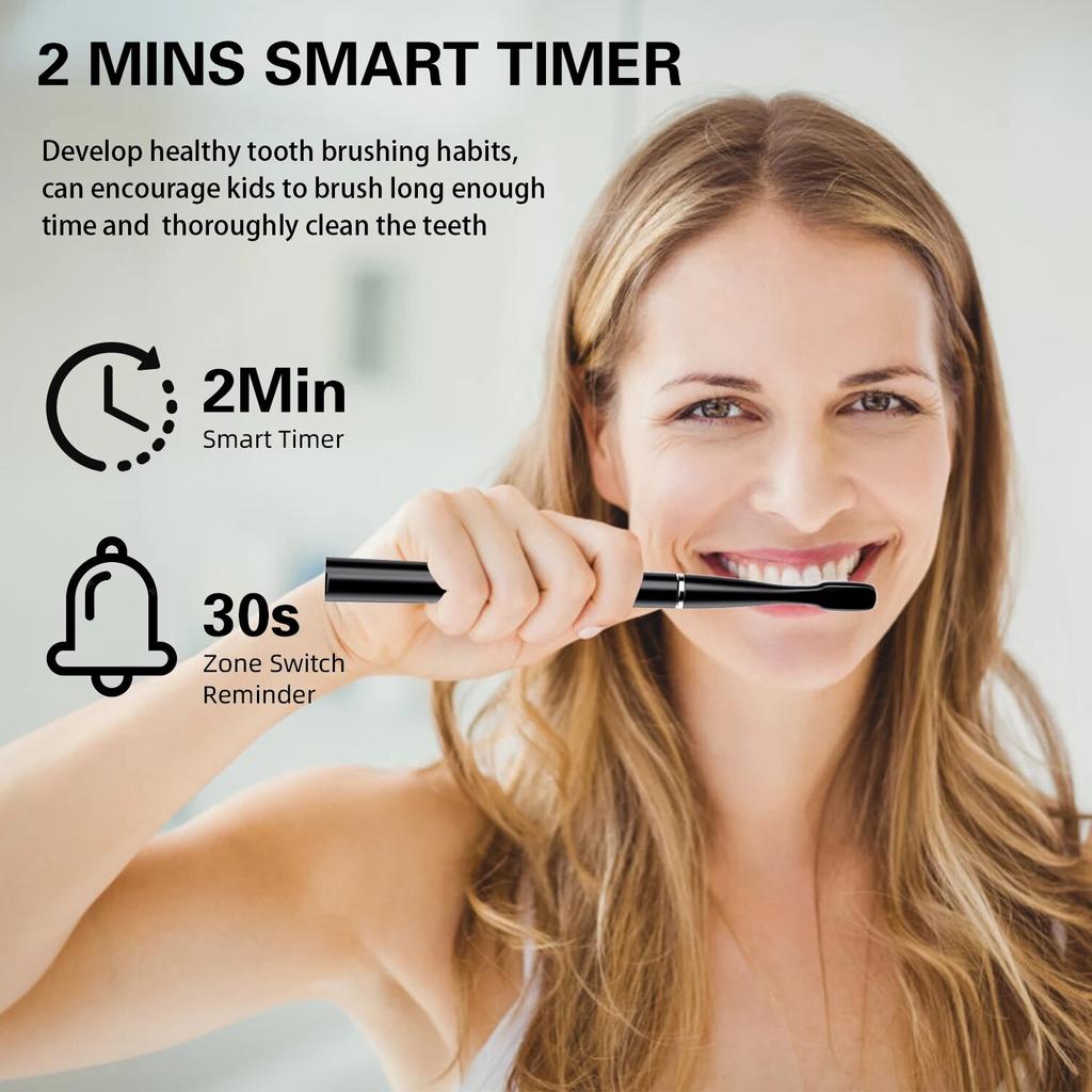 Electric Toothbrush Fine Branch Sonic Toothbrush Hollow Cup Motor Home Travel Toothbrush IPX7 Waterproof Electric Brush
