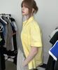 ZIZEMUSEUM Half Cotton Overfit Shirts (Yellow)