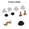 Front Trim Fastener Clips Metal Plastic Screw White