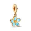 Ensemble de Pendentifs Charms Perles DIY pour Bracelet Argenté Série Fleur Cœur Caméléon Cube Cadeau Bijoux