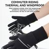Winter Gloves Flip Fingers Touch Screen Silicone Anti-Slip Outdoor Fleece Cycling Gloves Keep Warm