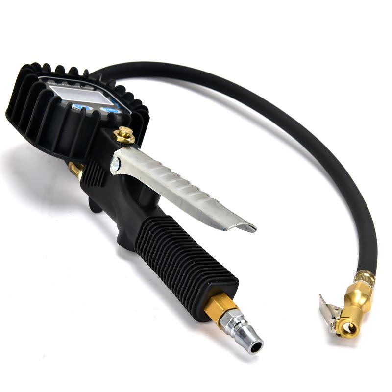 High Precision Tire Pressure Gun Digital Display Electronic Pressure Gauge Pumping Meter Digital Pumping Tire Pressure Meter