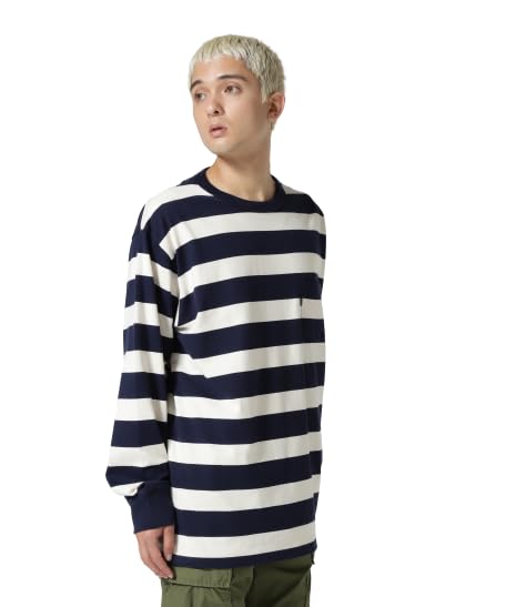 

Футболка с карманом Schott NYC с широкой окантовкой, мужская, XL (120), Темно-синий, 782-3930002