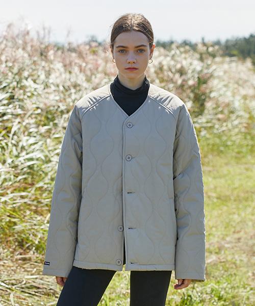 Fluke 3M Thinsulate Quilted Lightweight Padded Jacket Beige Fpj201