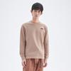 Tanboer Men's Solid Crew Neck Cotton Sweatshirt