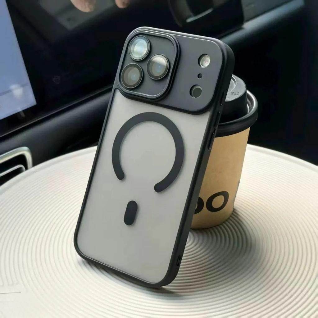Matte Translunt Lens Protect Magsafe Phone Case For iPhone 17 17 Air 17Pro 17 Pro Max Magnetic Wireless Charge Cover