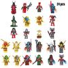 24pcs Phantom Series Ninja Building Blocks Plastic Toy Figures For Children Height)