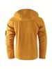European Cross-Border Men's Windproof Hooded Jacket: Spring & Autumn Lightweight Multi-Pocket Workwear Trend