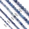 4 6 8 10 12mm Natural Blue Aventurine Stone Beads Frosted Round Spacer Beads For Jewelry Making DIY Bracelets Necklace Supplies