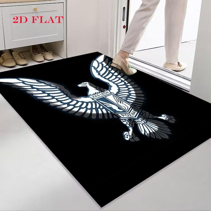 KKS Lech Poznań Carpet Rug for Living Room Bedroom Home Sofa Decoration,Kids play Nonslip Floor Mat