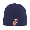 Japanese Koi Carp Fish Cherry Blossom Knitted Hat Womens Unisexs Skullies Beanies Autumn Winter Hats  Warm Caps