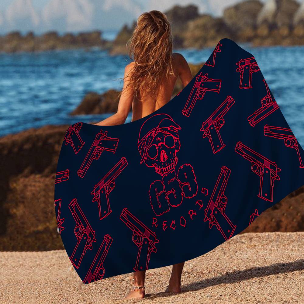 Hip Hop S-Suicideboys G59 Microfiber Printed Beach Towel Mountain Climbing Yoga Beach Swimming Running Absorbent Soft Towel