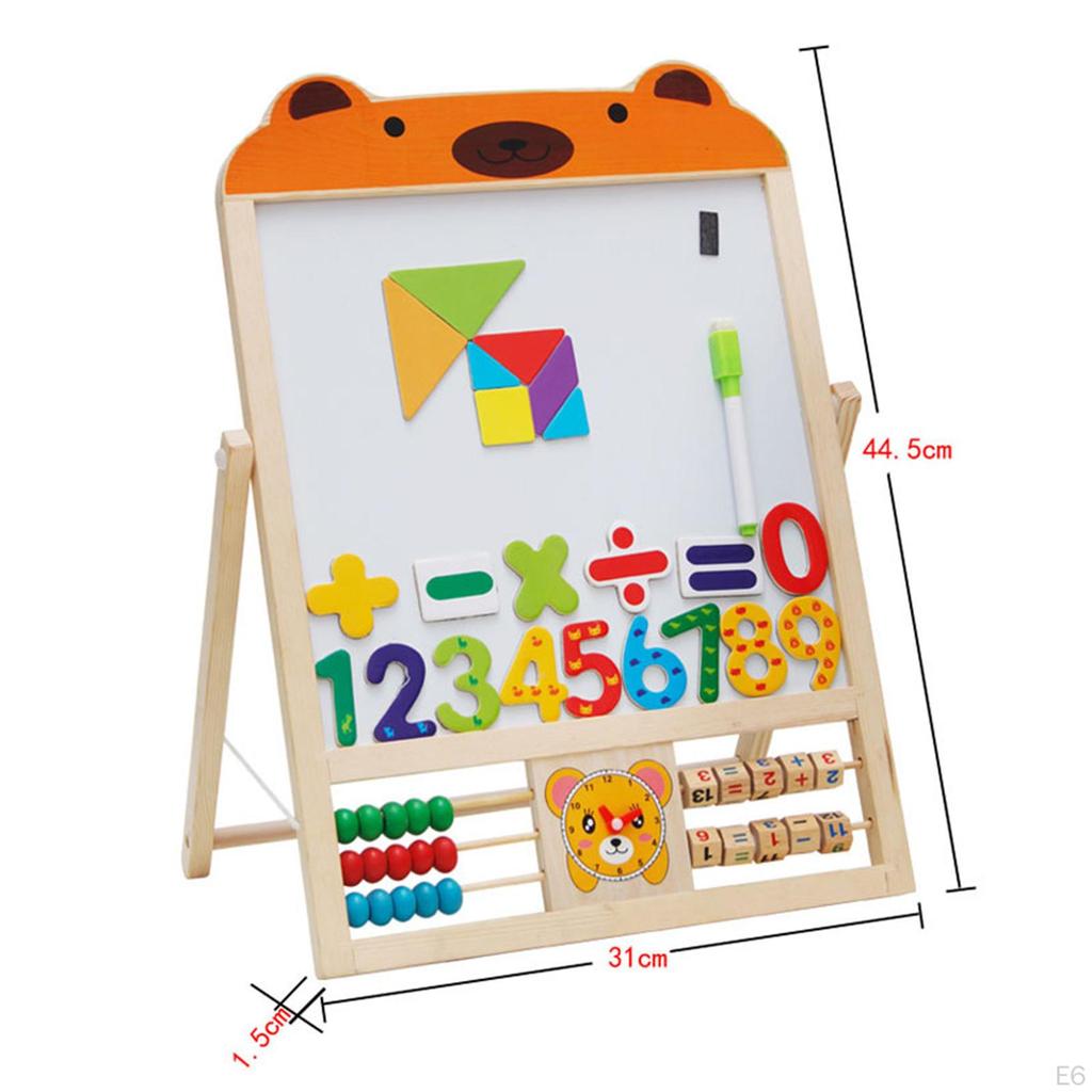 Drawing Board Art Easel Jigsaw puzzle children toys for Boys Girls